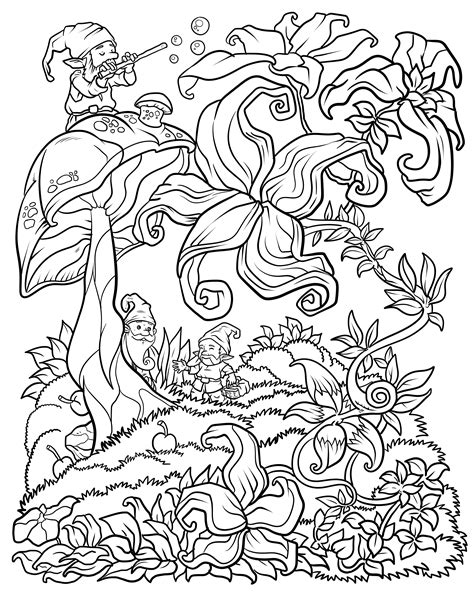 Forest Adult Coloring Pages