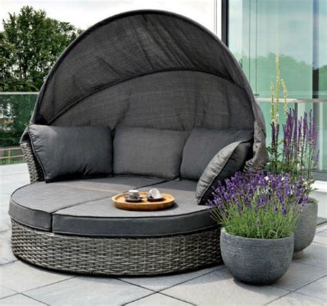 Weidenprofi korbmöbel, möbel aus weide, schaukelstuhl (inkl. Polyrattan Sonneninsel MaxiOase wird zur komfortablen ...