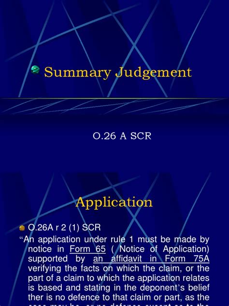 Summary Judgementdef Summary Judgment Judgment Law