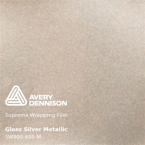 Vinyl Gloss Metallic Silver Avery Supreme Wrap Vinyl Vehicle Wrap
