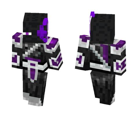 Download Enderman Warrior With Eye Patch Minecraft Skin For Free
