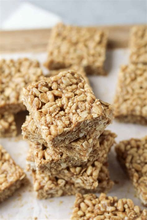 Cereal Snack Bars Gluten Free Refined Sugar Free No Bake Mile