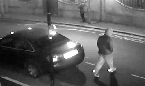Terrifying Cctv Shows Woman Followed Down Street By Attacker Before