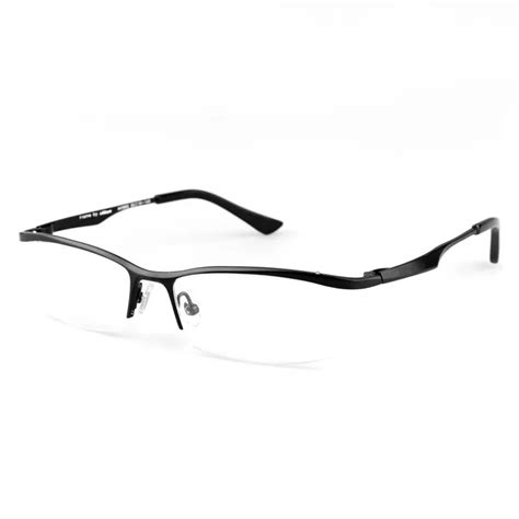 pure titanium eyebrow line frames prescription eyeglasses brand men s fashion frame glasses