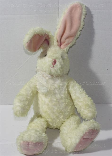 Gund Duffy Bunny Rabbit Pink Paw Pads Bean Filled Stuffed Plush Soft Toy Cute Gund