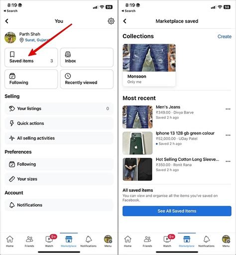 How To See Saved Items On Facebook Marketplace Techwiser