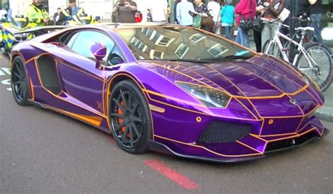 Ad personam studio opens for business. Video: Purple Lamborghini Aventador by Liberty Walk Seized ...