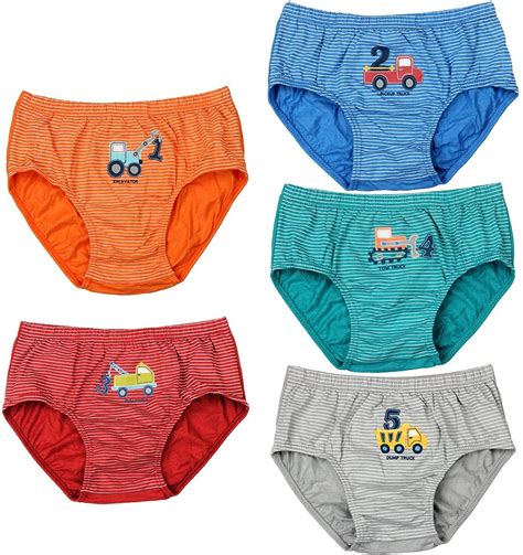 Jiaboy Boys Underwear 5 Of Pack Toddler Boys