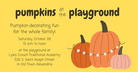 Oct 28 Pumpkins At The Playground Old Town Alexandria Va Patch