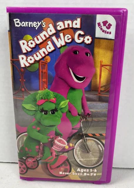 Barneys Round And Round We Go Vhs Tape Tested 45 Minutes 22b 799