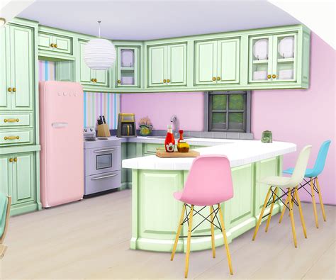 Cute Or Kawaii Sims 4 Cc — Dani Paradise Pink Spring House Only One