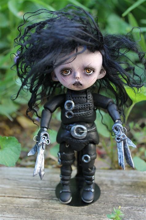 6 Inch Edward Scissorhands Bjd Polymer Clay Boy Doll Clay Dolls