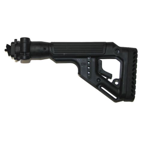 Folding Buttstock With Adjustable Cheek Piece For Milled Ak 47 Fab