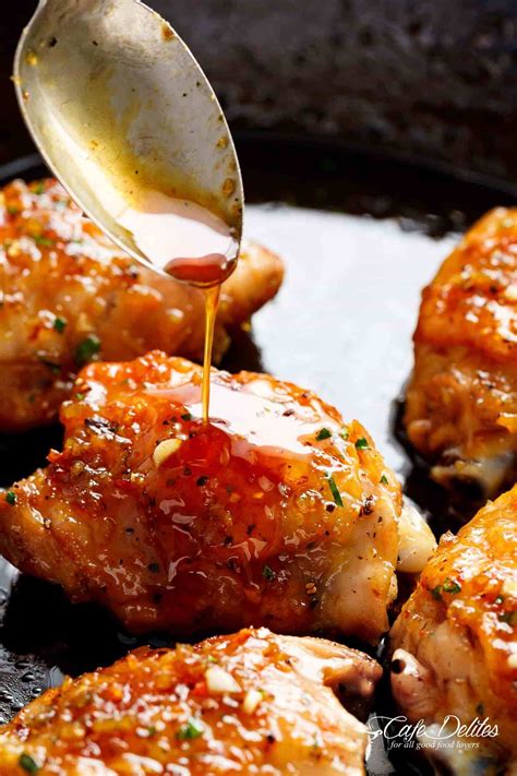 Finish off with black pepper and hot sauce. Sticky and Easy Honey Garlic Chicken is so easy to make ...