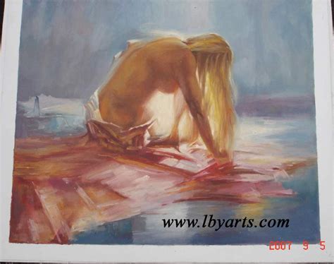 Handmade Oil Painting Nude YANG02045 China Nude Oil Painting And