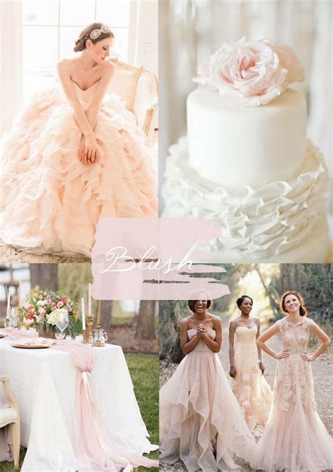 Blush Wedding Color Scheme For Spring Summer Wedding Ideas