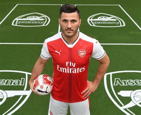 new signing sead kolasinac officially unveiled by arsenal daily star