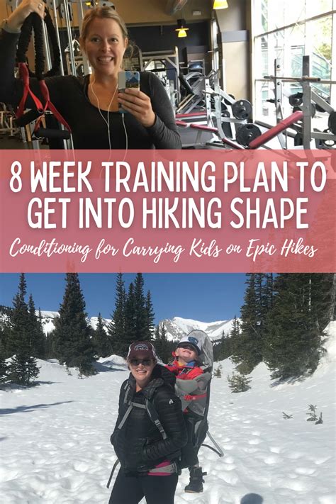 Week Training Plan To Get Into Hiking Shape In Hiking Workout Training Training Plan