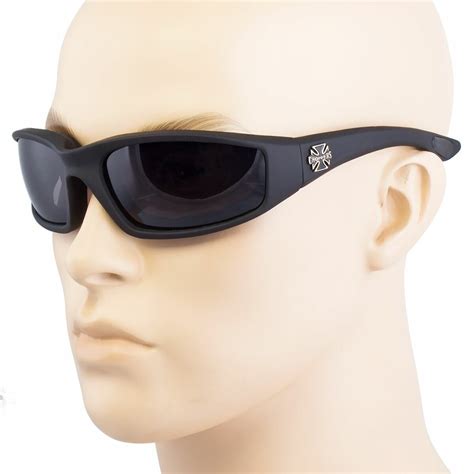Chopper Wind Resistant Wrap Sunglasses Sports Motorcycle Riding Glasses Black Ebay