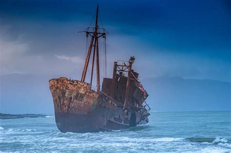 Shipwreck Dimitrios Abandoned Ships Shipwreck Ghost Ship