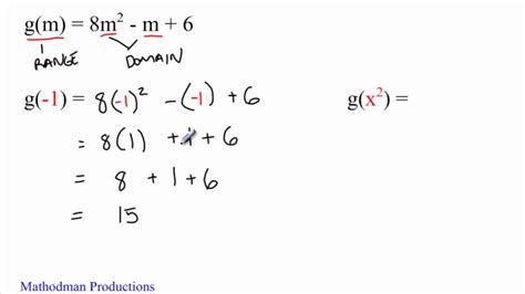 Five5 Minute Math Function Notation Algebra Youtube