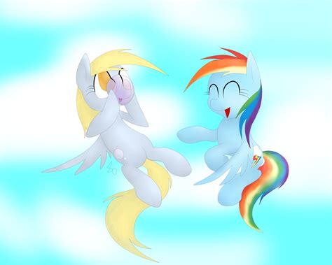 Request Derpy And Rainbow Dash Hanging Out By Idsmehlite On Deviantart