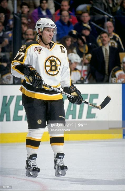 Ray Bourque Of The Boston Bruins Skates During The Game Against The
