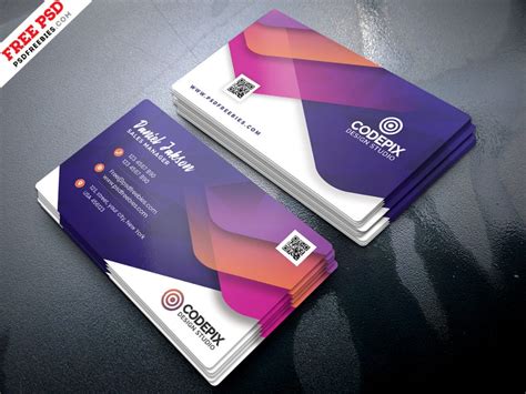 Premium Business Card Design PSD PSDFreebies Com