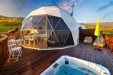 Soul Glamping Luxury Dome With Private Jacuzzi Dome Houses For Rent