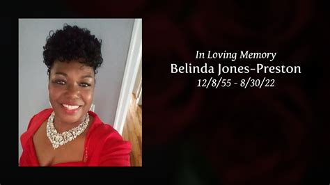 Belinda Jones Preston Tribute Video