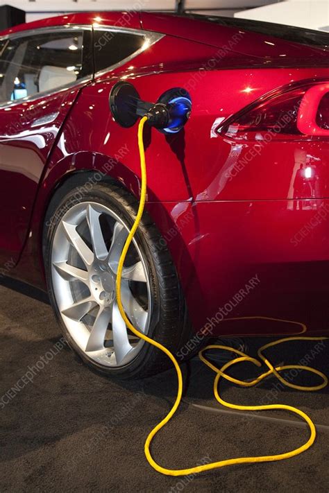Tesla Model S Electric Sports Car Stock Image C0210157 Science