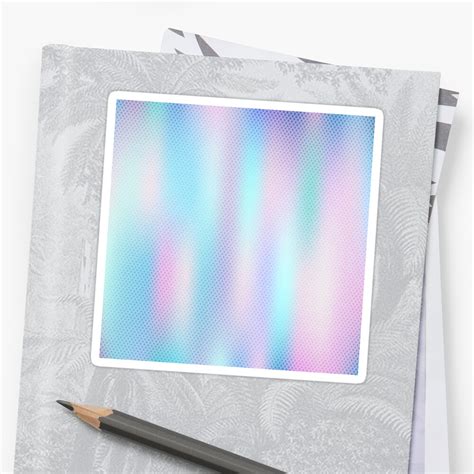 Holographic Colorful Background Sticker By Artonwear Redbubble