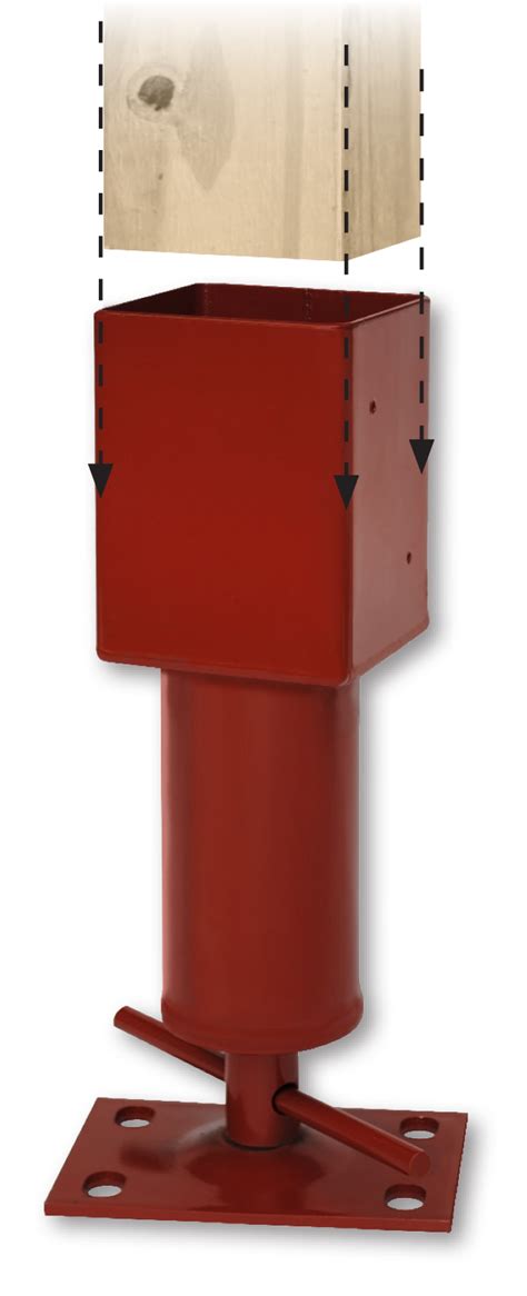 4' 8 to 8' 4, 15 gauge adjustable jack post, max ext load 9,100 lbs, min ext load 18,000 lb, additional support for crawl spaces, attic, staircase or decks, adjusts. Shore Jacks - Tiger Brand Jack-Post - Best Support Columns