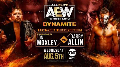 Aew Dynamite Notes Aew World Title Match On 85 Excalibur Not On