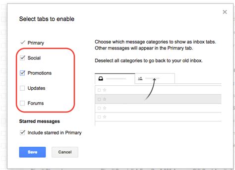 How To Enabledisable Gmail Inbox Category Tabs Infoheap
