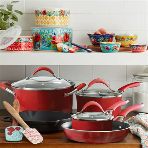 The Pioneer Woman Frontier Speckle 24 Piece Cookware And Food Storage