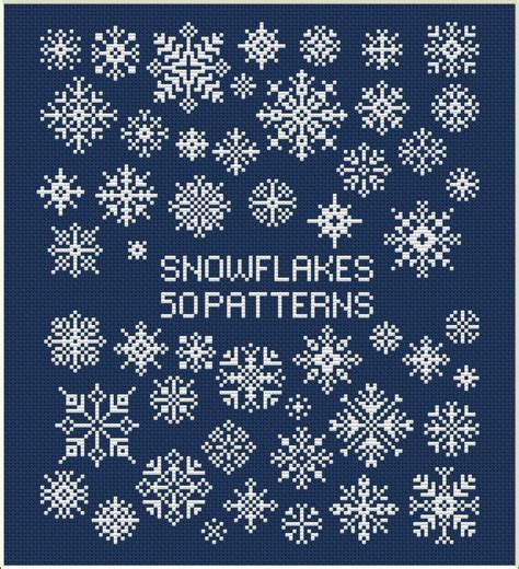 Christmas Snowflakes Ornaments 50 Patterns Digital Download Etsy Uk