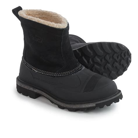 Woolrich Fully Wooly Slip On Pac Boots Waterproof Insulated For Men