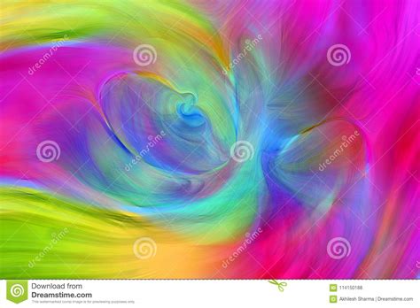 Abstract Vibrant And Colorful Wave Background Stock Illustration - Illustration of vibrant ...