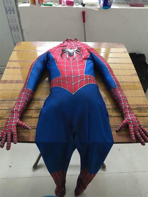 2017 new the spider man cosplay costume superhero spiderman zentai fullbody costumes adult