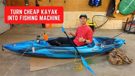 Pelican Mission 100 Sit In Kayak Fishing Modifications Youtube