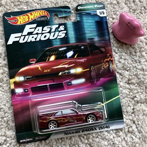 hot wheels premium nissan 240sx s14 fast and furious original fast “letty s s14” “silvia