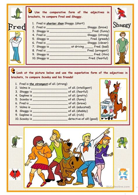 Comparisons With Scooby Doo Interactive Worksheet Hot Sex Picture
