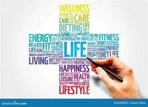Life Word Cloud Stock Image Image Of Nutrition Life 56405263