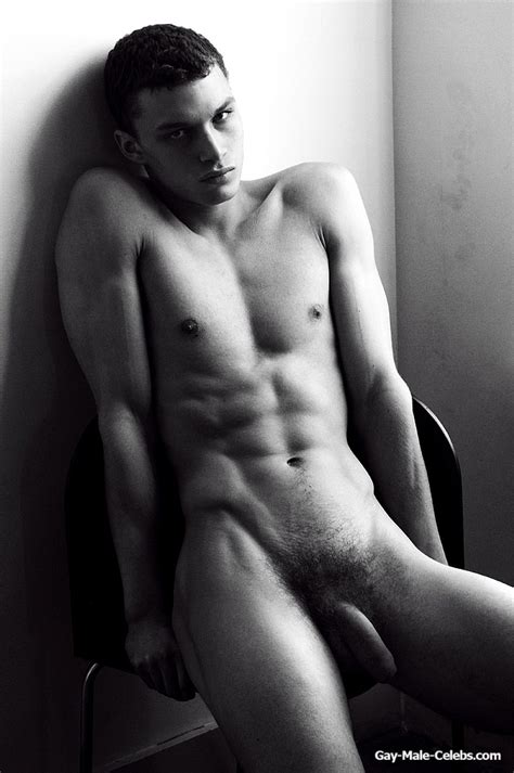 Male Model Lewis Mayhew Frontal Nude Photoshoot Man Men