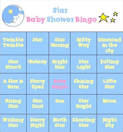 Where Can I Find Printable Blank Baby Bingo Cards Blurtit