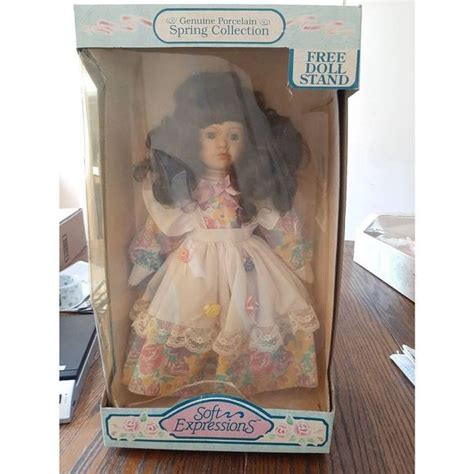 Dandee Accents Vintage Dandee Softexpressions Spring Collection Porcelain Doll Y3636 Poshmark