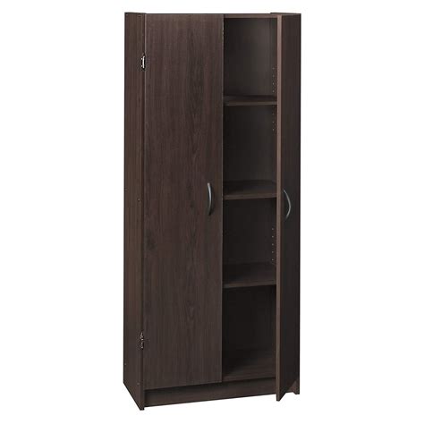 They are made of wood and can also be used for storing clothing. ClosetMaid Wooden Pantry Cabinet for Added Storage and ...