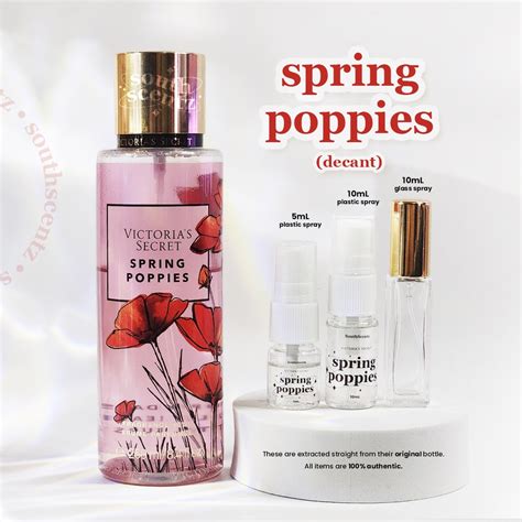 Spring Poppies Victorias Secret Body Mist Vs 5ml 10ml Shopee Philippines