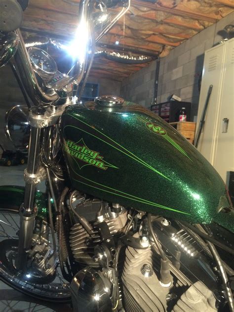2013 Harley Davidson 72 Sportster Green Hard Candy Paint Vance And
